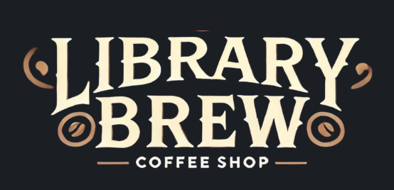 Library Brew Coffee Shop logo
